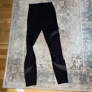 Lululemon leggings with mesh
